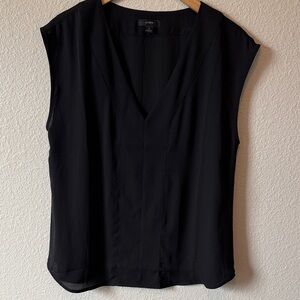 J Crew Black Sleeveless Top